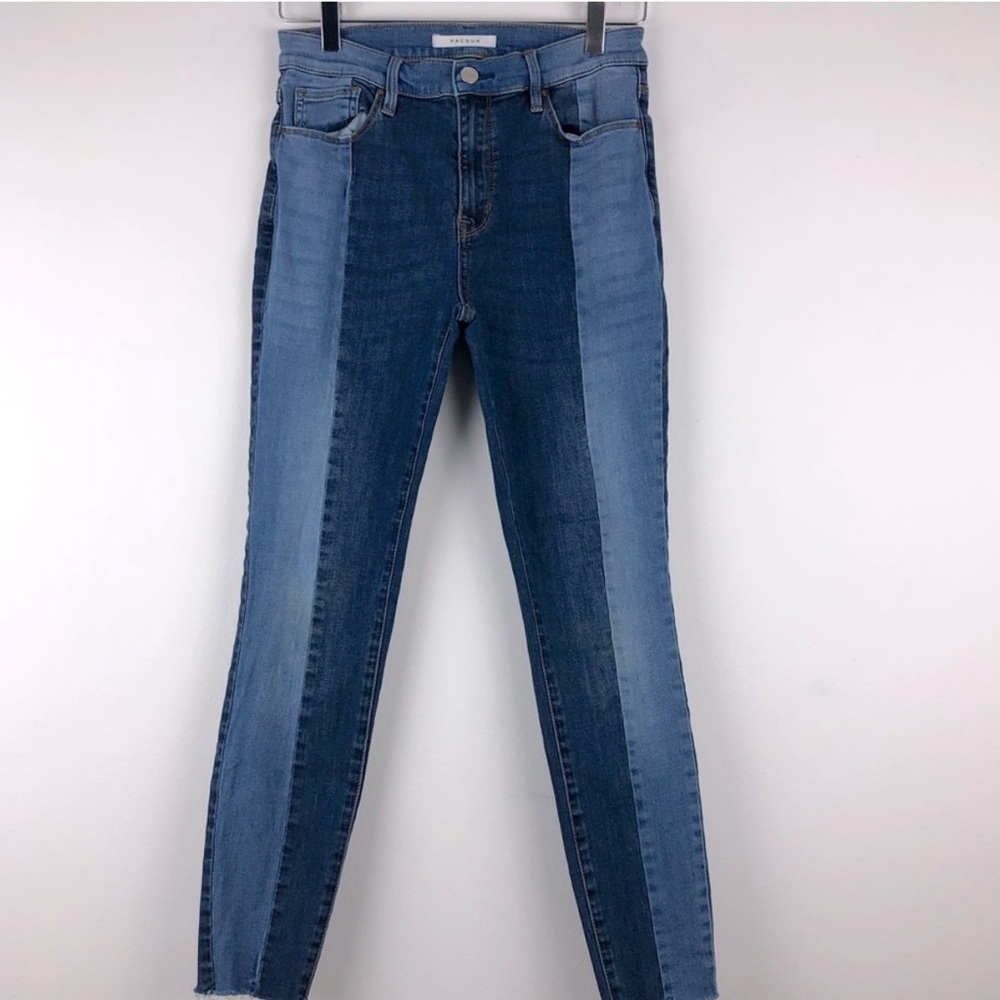 PacSun Two Tone Denim High Rise Skinny Jeggings Jeans Size 26
